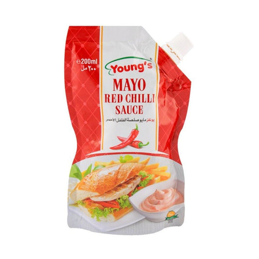 Young's Mayo Red Chilli Sauce 200 ml - Lahore Basket