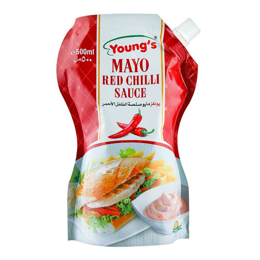Young's Mayo Red Chilli Sauce 500 ml - Lahore Basket
