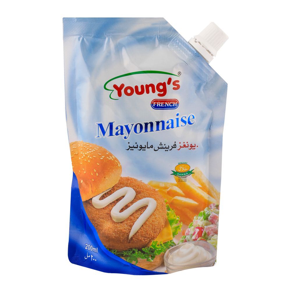 Young’s Mayonnaise 200 ml Pouch - Lahore Basket