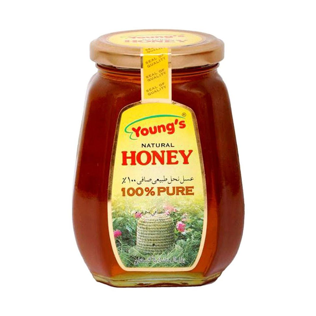 Young’s Natural Honey 250 gm Glass Jar - Lahore Basket