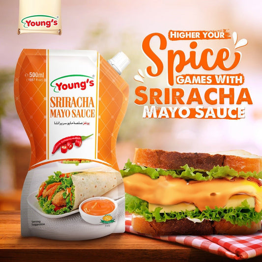Youngs Sriracha Mayo Sauce 500 ml - Lahore Basket