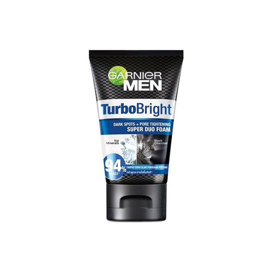 Garnier Men Turbo Bright Super Duo Foam Face Wash 50 gm