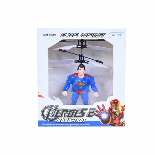 Induction Flying Superman Helicopter Toy With Gesture