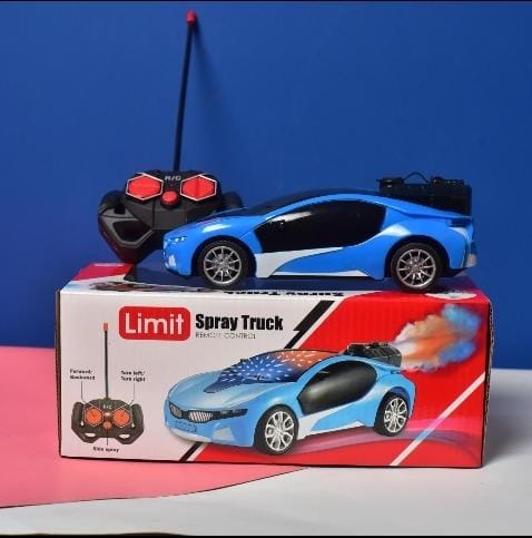Remote Control Rechargeable Fancy Speed Spray Mist Car