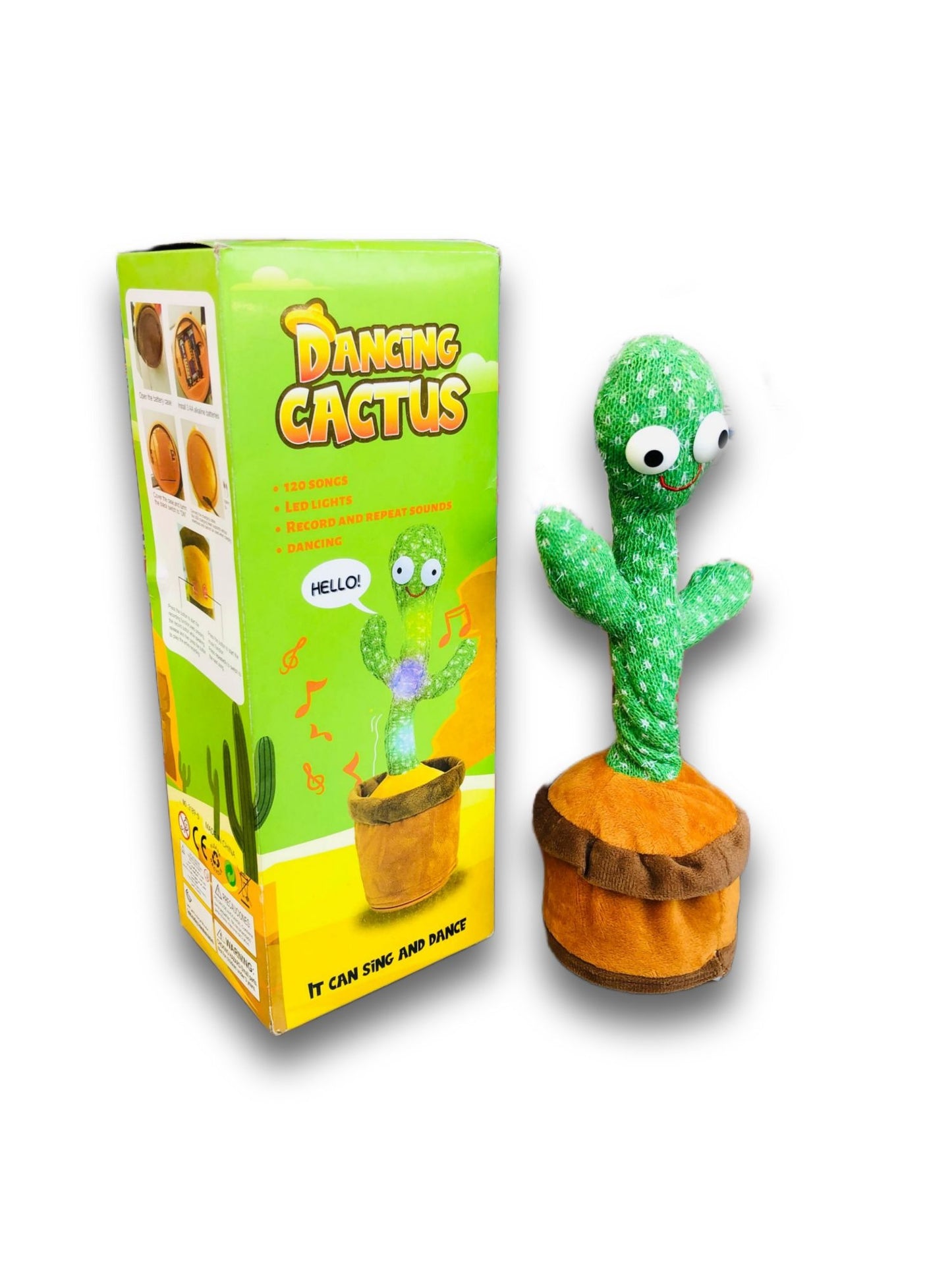 Cute Dancing And Talking Cactus Toy