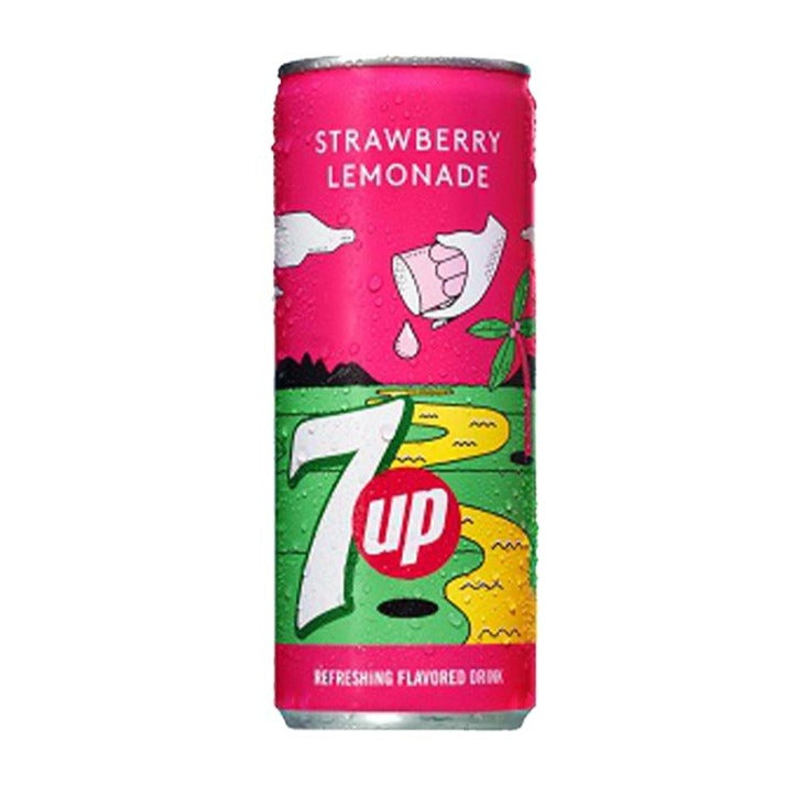 7UP Strawberry Lemonade 250 ml