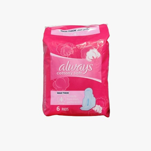 Always Cotton Soft Maxi Thick long 6 Pads