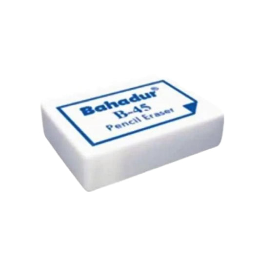 Bahadur B-45 White Eraser 1 Pc