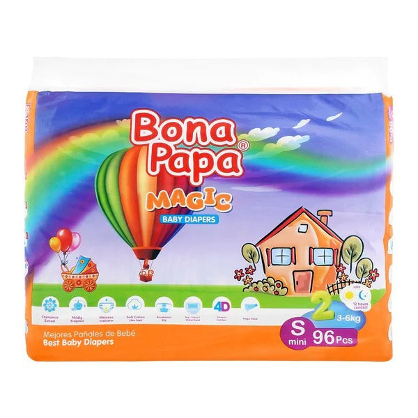 Bona Papa Magic Baby Diapers S Mini 96 Pcs Lahore Basket