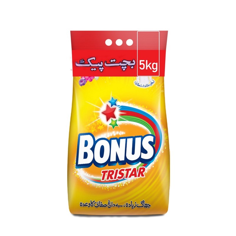 Bonus Detergents Tristar 5 kg – Lahore Basket