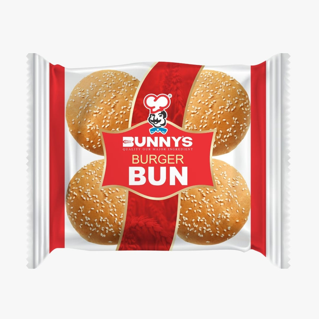 Bunny's Round Burger Bun 4 Pcs