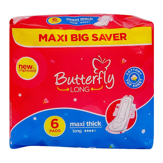 Butterfly Maxi Thick Long Big 6 Pads