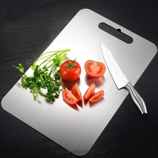 NON-MAGNETIC STAINLESS STEEL CUTTING BOARD