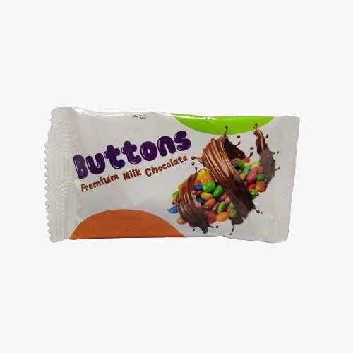 Candyland Buttons Premium Milk Chocolate 24 gm