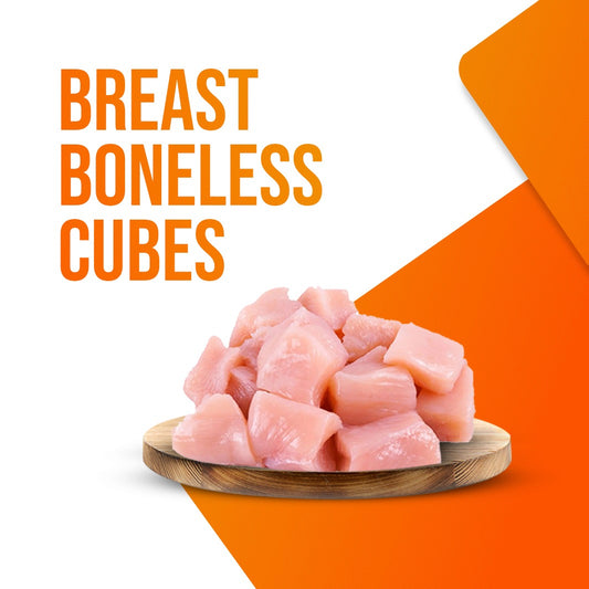 Chicken Boneless Cubes (Breast) 1 kg