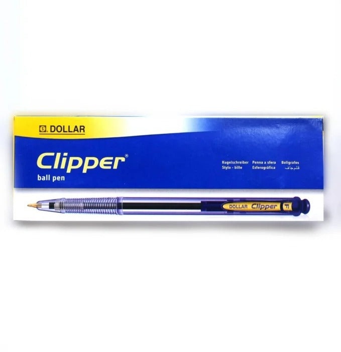 Dollar Clipper Ball Pen 10 Pcs Box