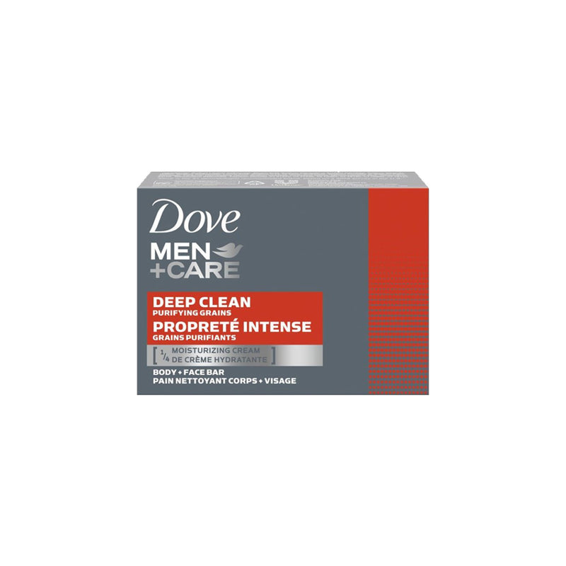 Dove Men+Care Deep Clean Body & Face Bar Soap 106 gm (Canada)
