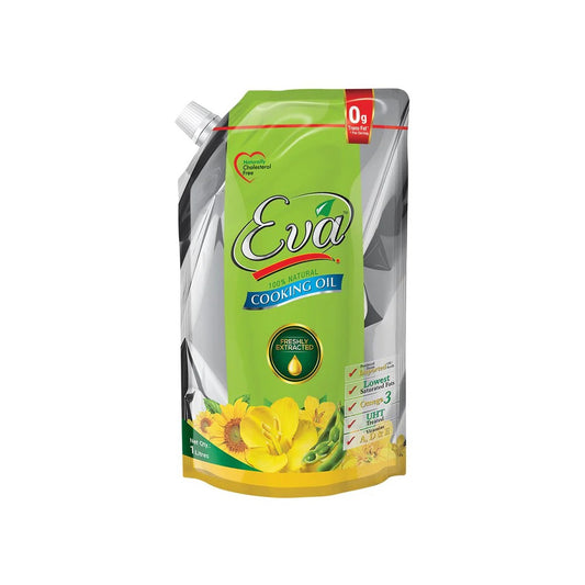 Eva Cooking Oil 1ltr Standup Pouch