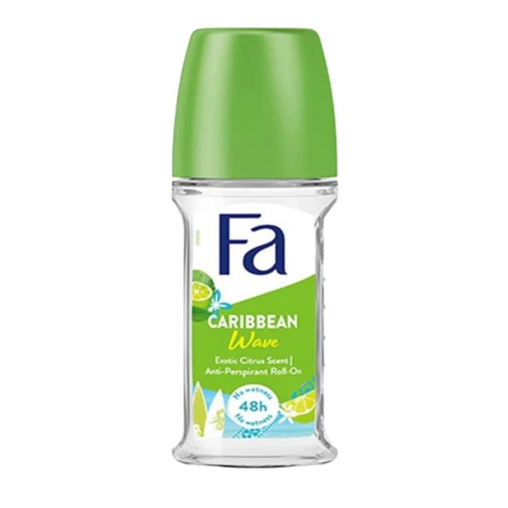 Fa Caribbean Wave 48 Hour Protection Roll On 50 ml