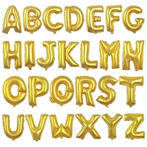 Foil Ballon Alphabets