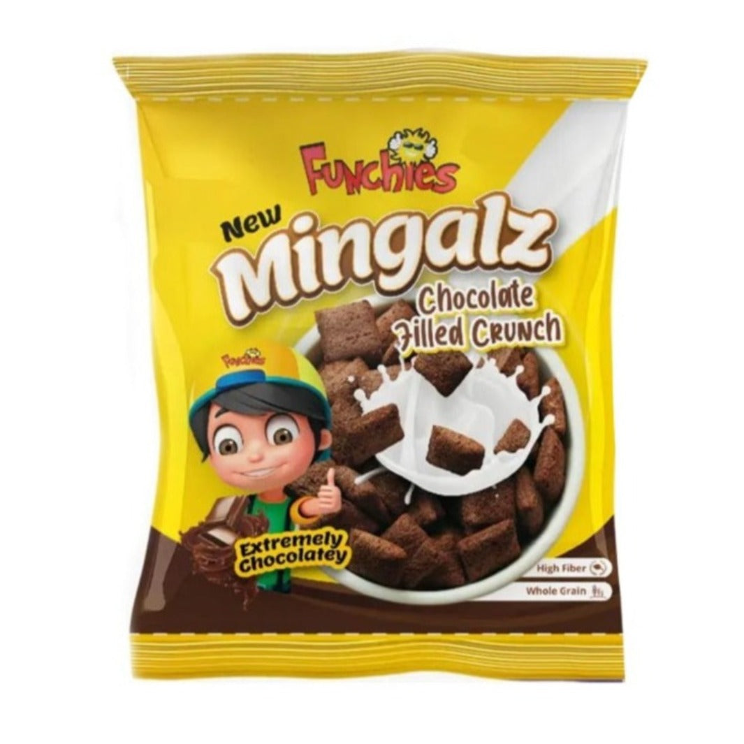 Funchies Mingalz Chocolate Filled Crunch 125 gm