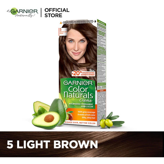 Garnier Color Naturals Permanent Hair Color 5 Natural Light Brown