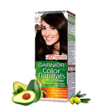 Garnier Color Naturals Permanent Hair Color 3.3 Toffee Brown Black