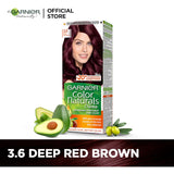 Garnier Color Naturals Permanent Hair Color 3.6 Deep Red Brown