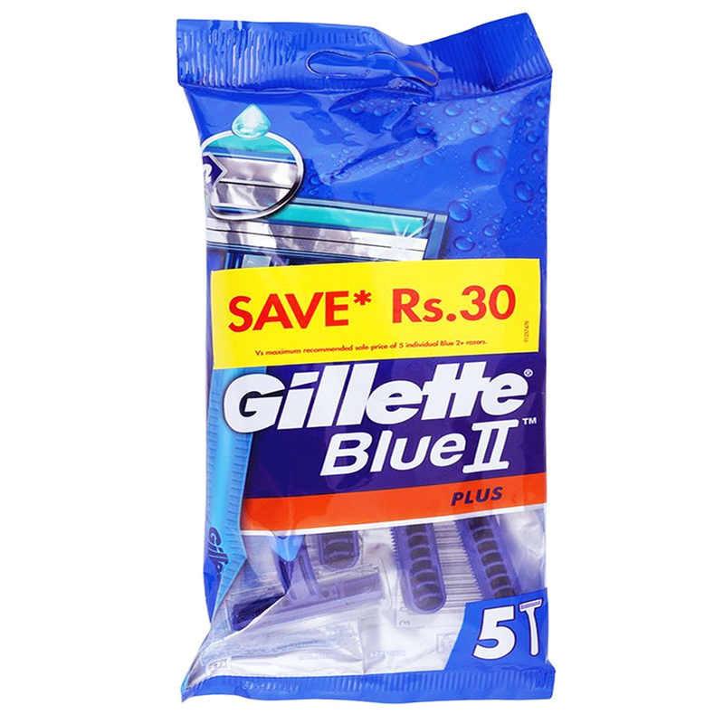 Gillette Blue 2 plus 5x Raser