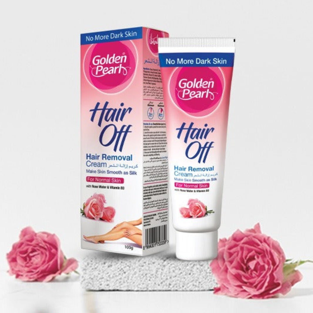 Golden Pearl Hair Off Hair Removal Cream Rose 100 gm Tube