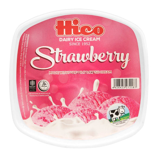 Hico Strawberry Ice Cream 1.5 Liter