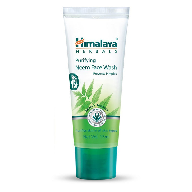 Himalaya Herbals Purifying Neem Face Wash 15 ml Mini Pack