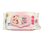 Johnsons Baby Wipes Gentle 84 Pcs (Imported)
