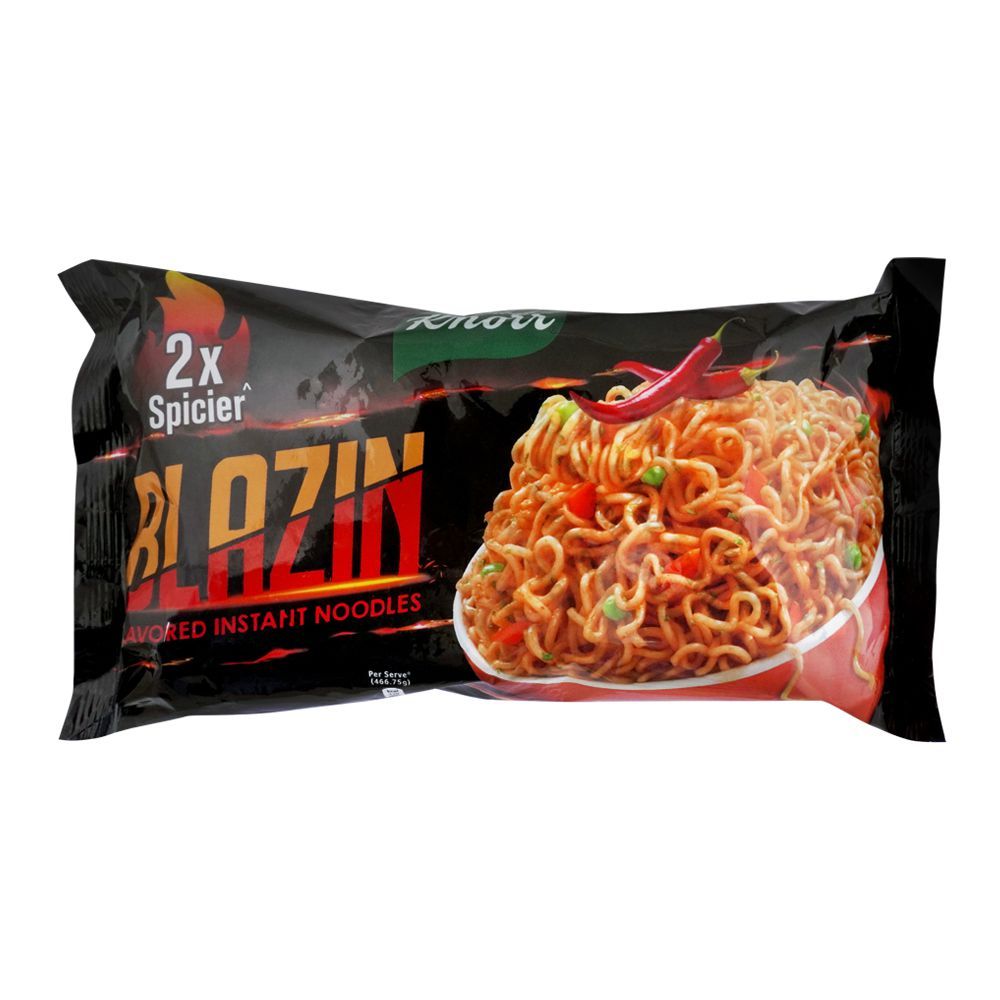 Knorr Blazin 2x Spicier, Flavored Instant Noodles 124.7 gm