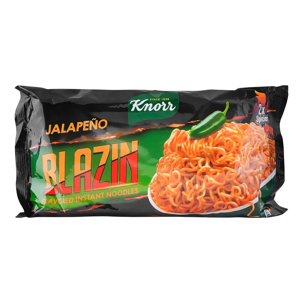 Knorr Blazin Jalapeno Instant Noodles 2x Spicer Lahore Basket