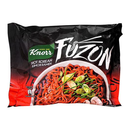 Knorr Fuzon Hot Korean Kimchi Ramen Noodles 133 gm