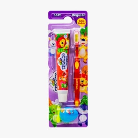 Kodomo Soft Toothbrush & Pasta Regular 2in1