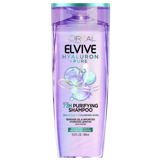 L'Oreal Paris Elvive Hydra Pure 72H Purifying Shampoo 250 ml