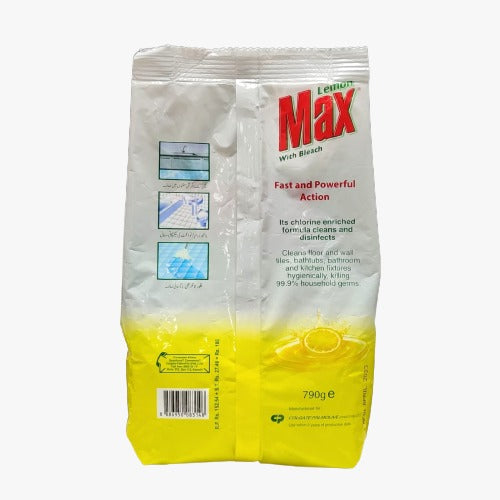 Lemon Max With Bleach Powder Multi-Purpose Cleaner 790 gm
