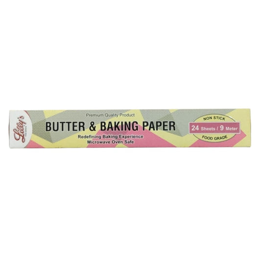 Lilly's Butter & Baking Paper 24 Sheets 9 Meter