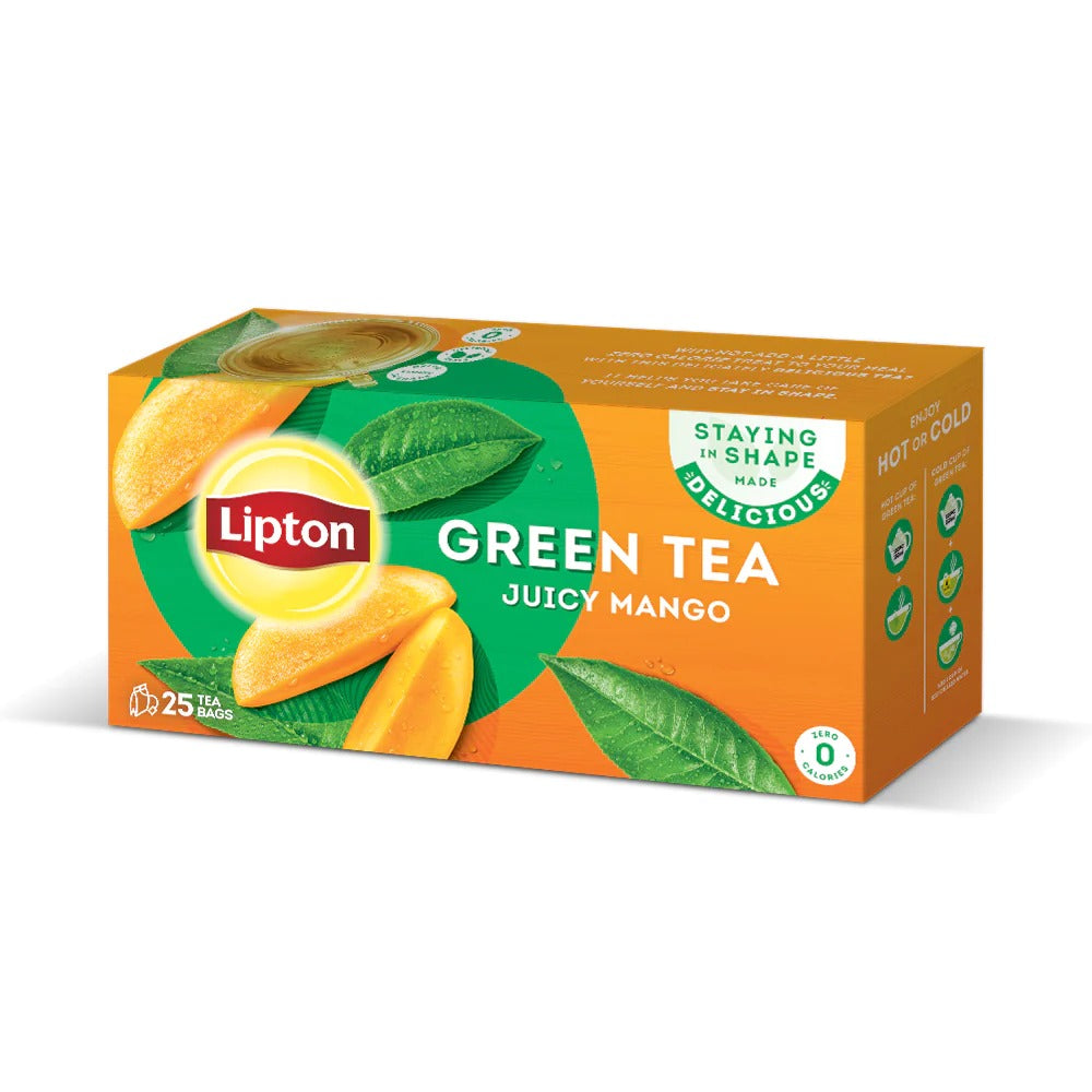 Lipton Green Tea Juicy Mango Tea Bag 25 Pcs