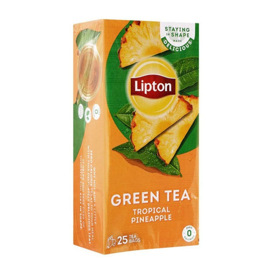 Lipton Green Tea Tropical Pineapple Tea Bags 25 Pcs