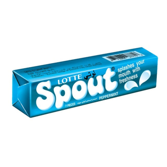 Lotte Spout Peppermint Chewing Gum 23.8 gm