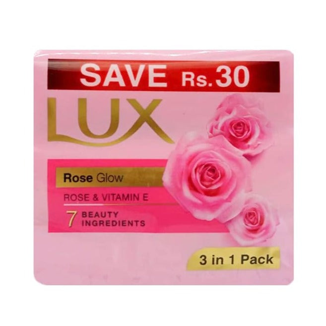 Lux Rose Glow Rose & Vitamin E Trio Pack 3 in 1