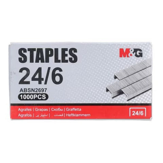 M&G Staples 24/6 ABS92758-1000Pc