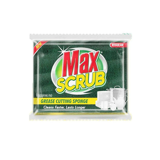 Max Scrub Grease Cutting Sponge Regular 1 Pc