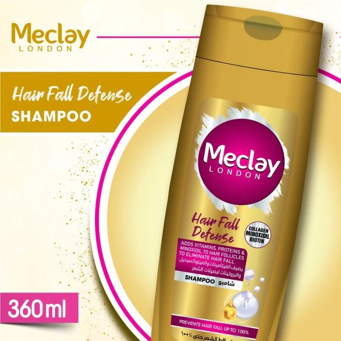 Meclay London Hair Fall Defense Shampoo 360 ml