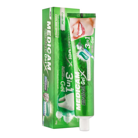 Medicam Ultra Fresh 3in1 Red Green Toothpaste 75 gm