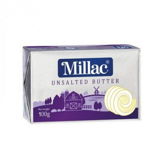 Millac Unsalted White Butter 100 gm