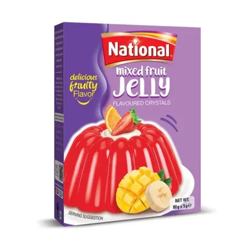 National Jelly Crystal Mixed Fruit 80 gm